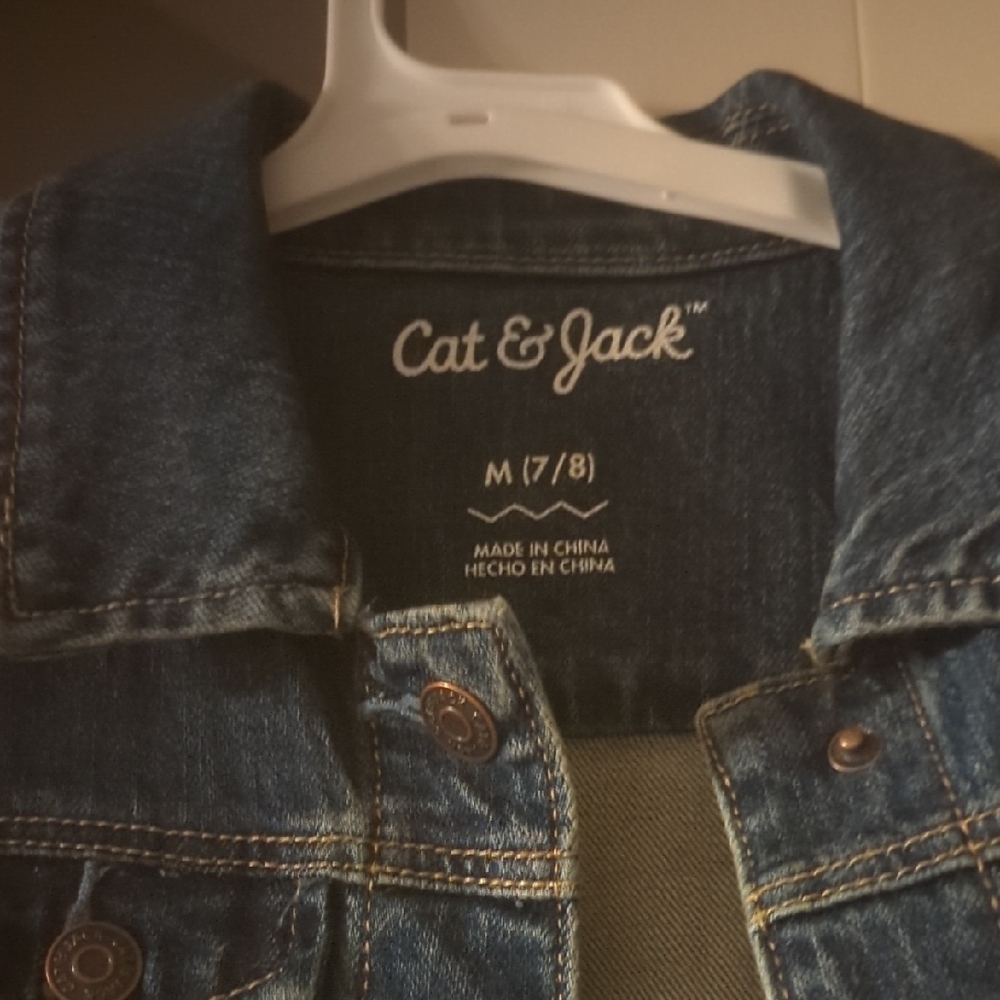 Cat & Jack Blue Denim Vest